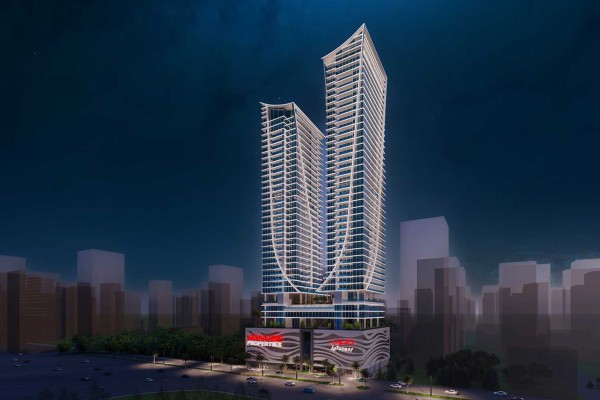 Brand new Bayz101 skyscraper by Danube Properties in Business Bay